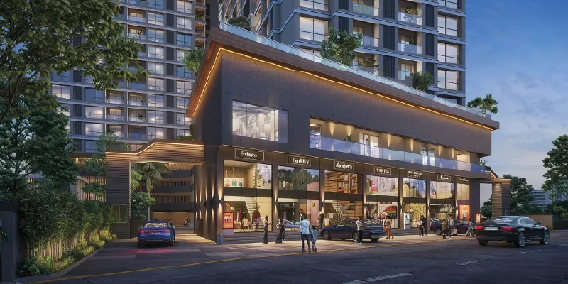 Grand entrance pathway